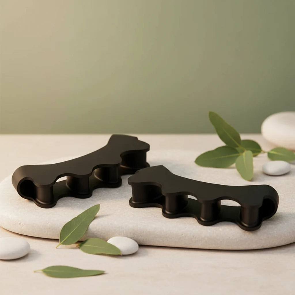 Toe Separators Soft Silicone Ergonomic Washable Reusable Pair