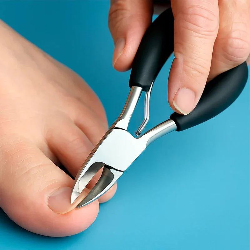 Toenail Clipper Curved Blade Built-In Guard
