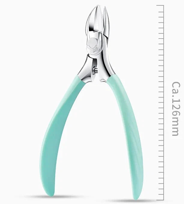 Toenail Clipper Curved Edge Stainless Steel Nail Catcher