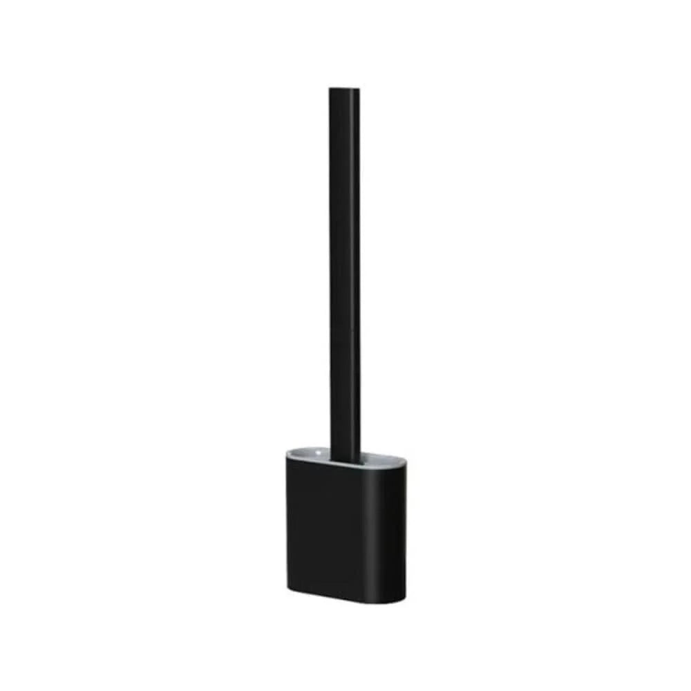 Toilet Brush Flexible Silicone Head Wall-Mounted Holder