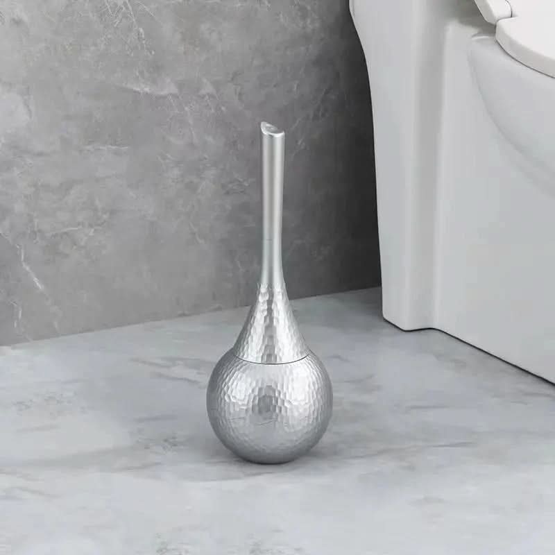 Toilet Brush Sculptural Design Rust-Free ABS Removable Head