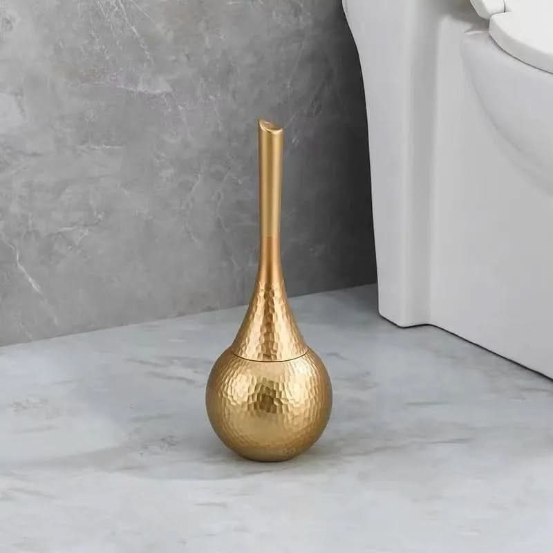 Toilet Brush Sculptural Design Rust-Free ABS Removable Head