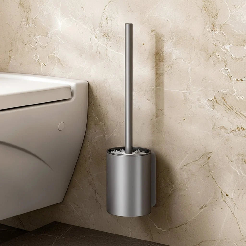 Toilet Brush and Holder Set Wall-Mounted No-Drill Aluminumաժողով