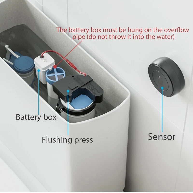 Toilet Flush Valve Touchless Automatic Flush Sensor