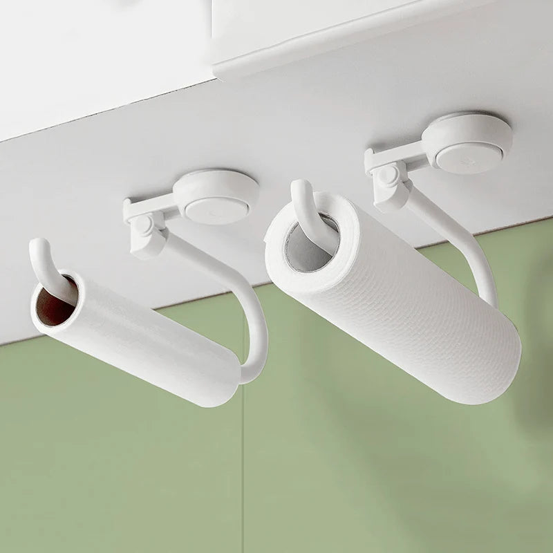 Toilet Paper Holder Drill-Free Suction Mount Stainless Steel