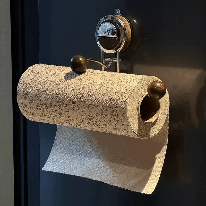 Toilet Paper Holder Drill-Free Suction Mount Stainless Steel