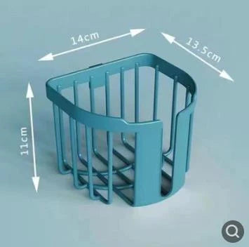 Toilet Paper Holder Enclosed Storage Holds 4 Rolls