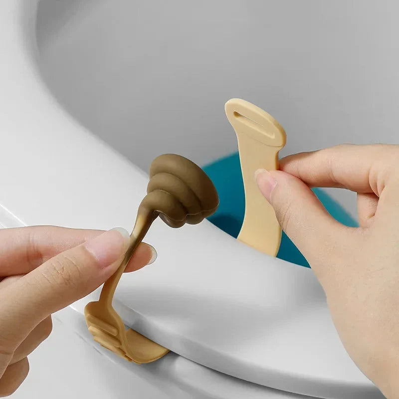 Toilet Seat Lid Lifter Silicone Adjustable Non-Slip