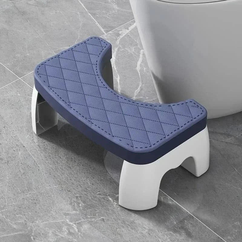 Toilet Stool Ergonomic Height Non-Slip Surface Compact Design