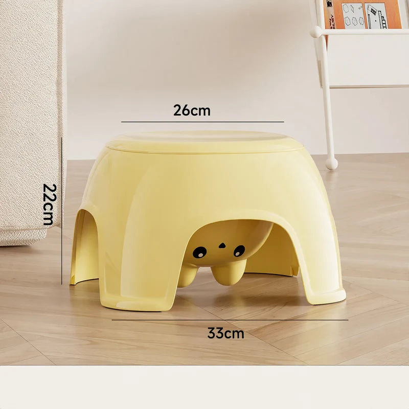 Toilet Stool Ergonomic Posture Support Space-Saving