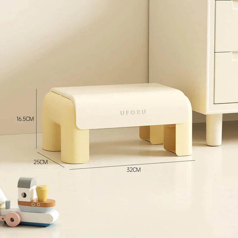 Toilet Stool Ergonomic Posture Support Space-Saving