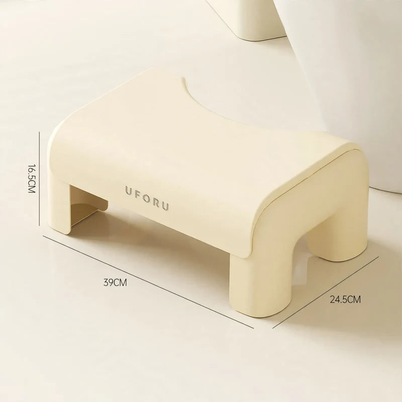 Toilet Stool Ergonomic Posture Support Space-Saving