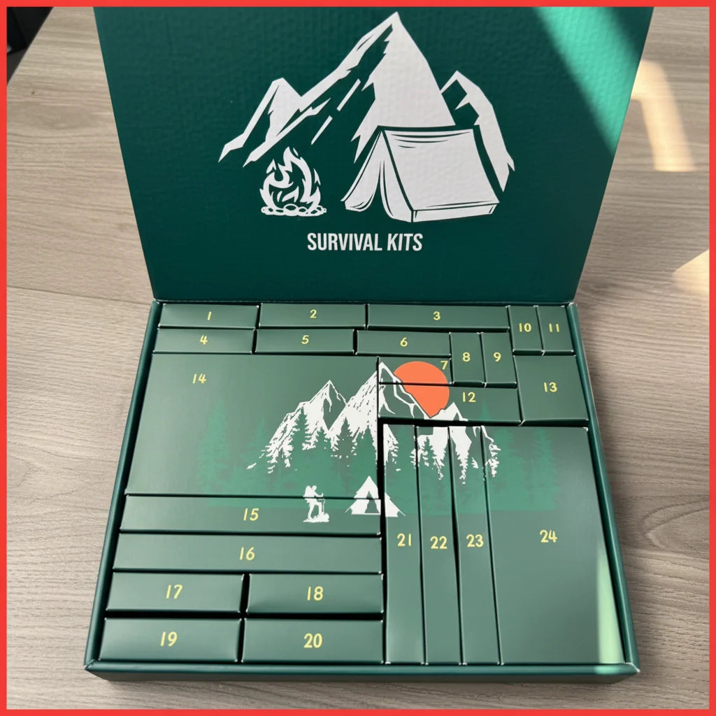 Tool Advent Calendar 24-Piece Camping & Hiking Set