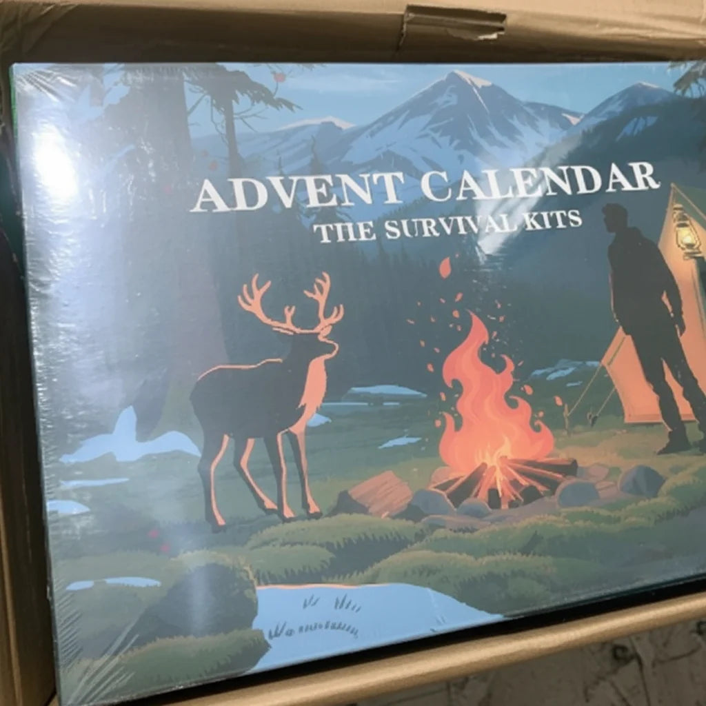 Tool Advent Calendar 24-Piece Camping & Hiking Set