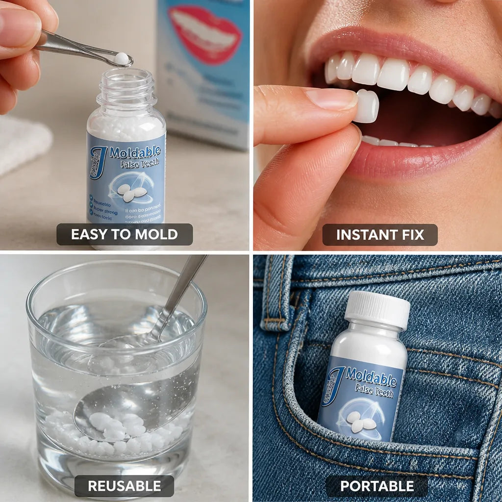 Tooth Repair Granules Boil To Mold Natural Looking Reusable