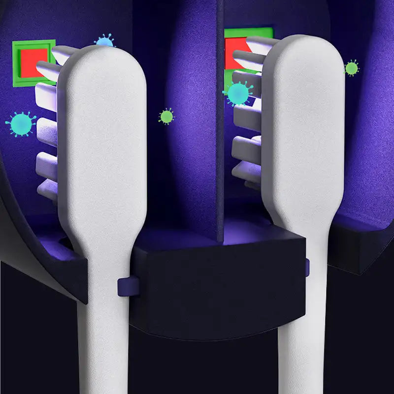 Toothbrush Holder Wall-Mounted UV Sanitizer Touchless Sensor
