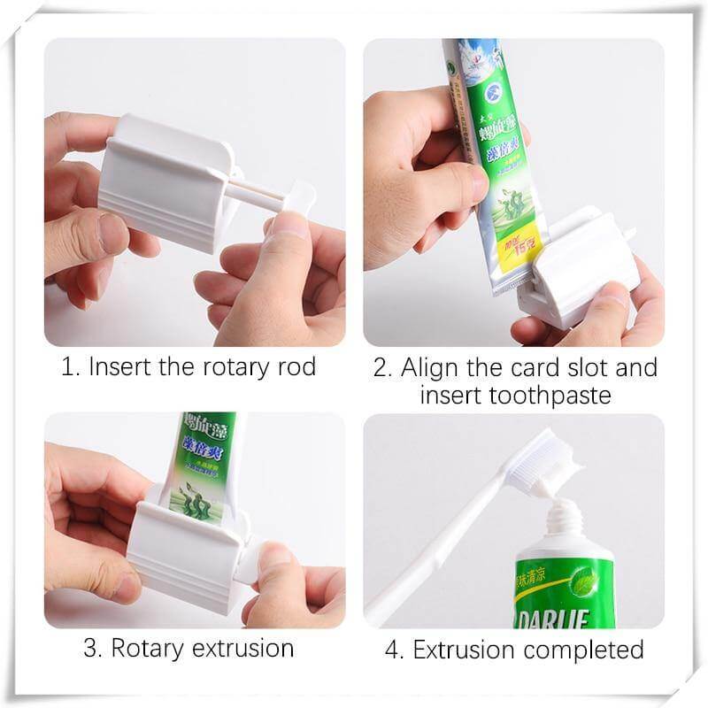 Toothpaste Tube Squeezer Manual Reusable Plastic