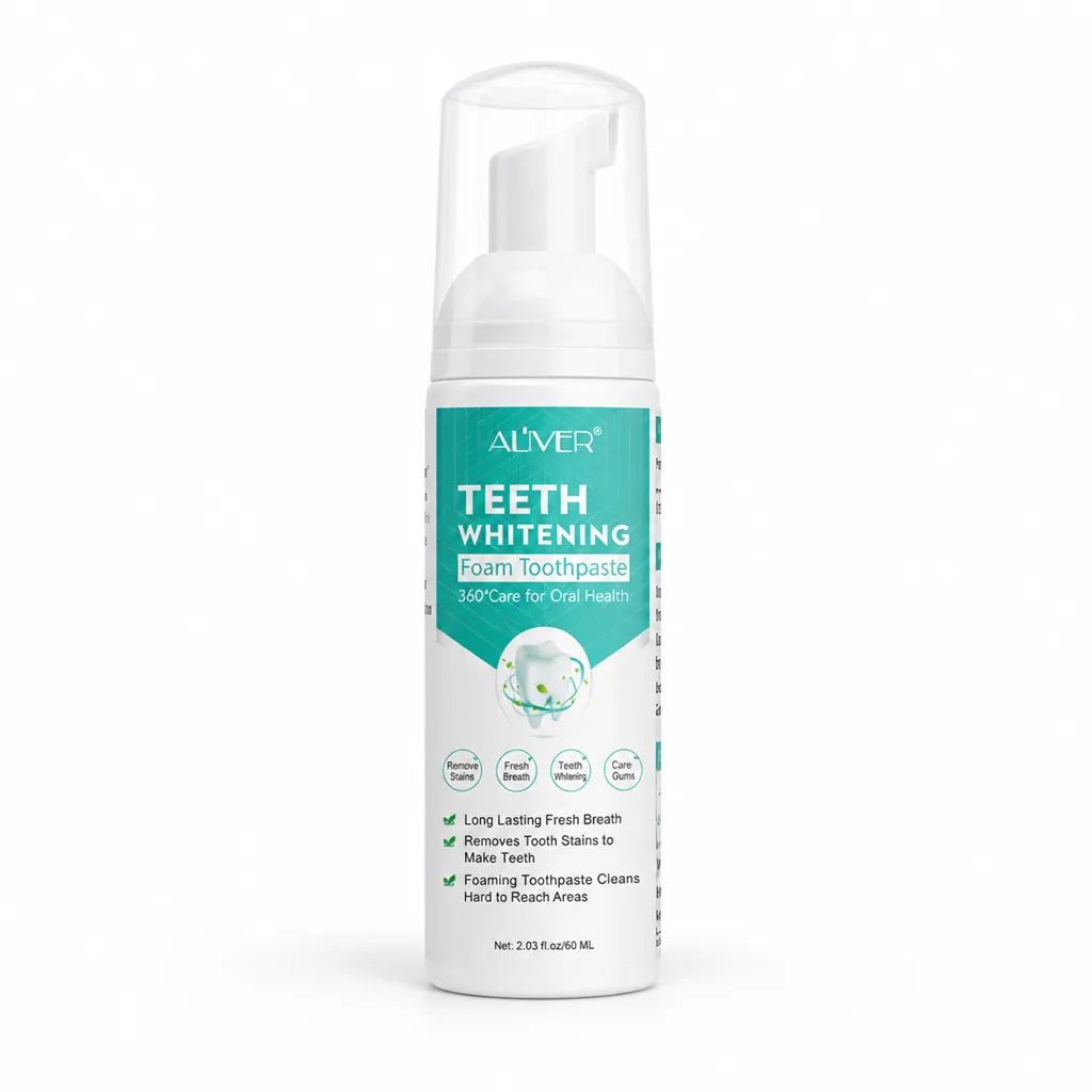 Toothpaste Whitening Foam Fluoride Free For Sensitive Teeth