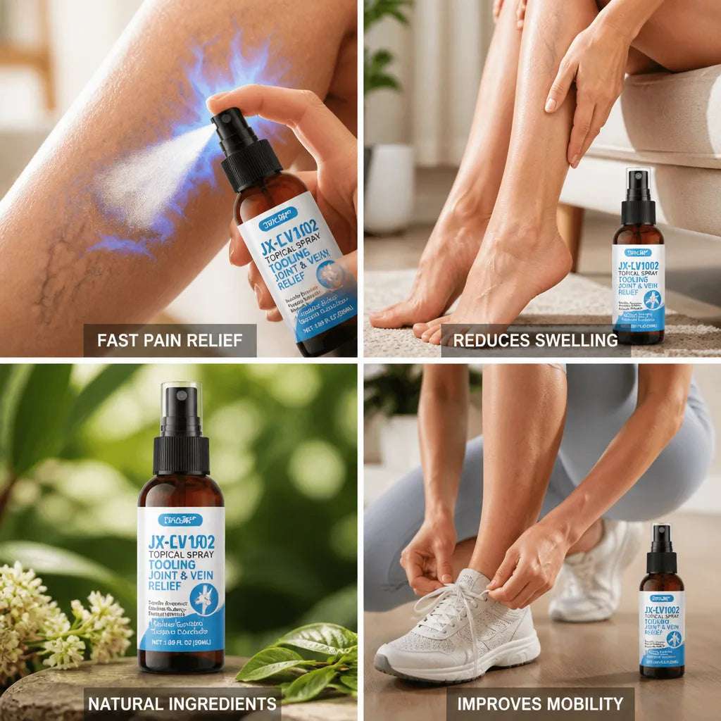 Topical Spray Cooling Joint & Vein Relief