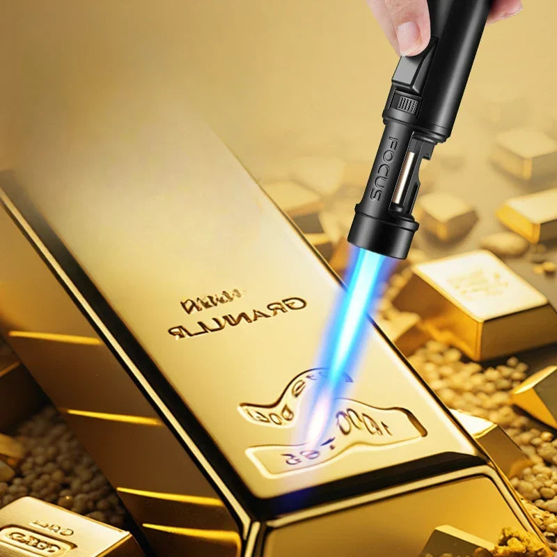 Torch Lighter Windproof Refillable Butane Metal