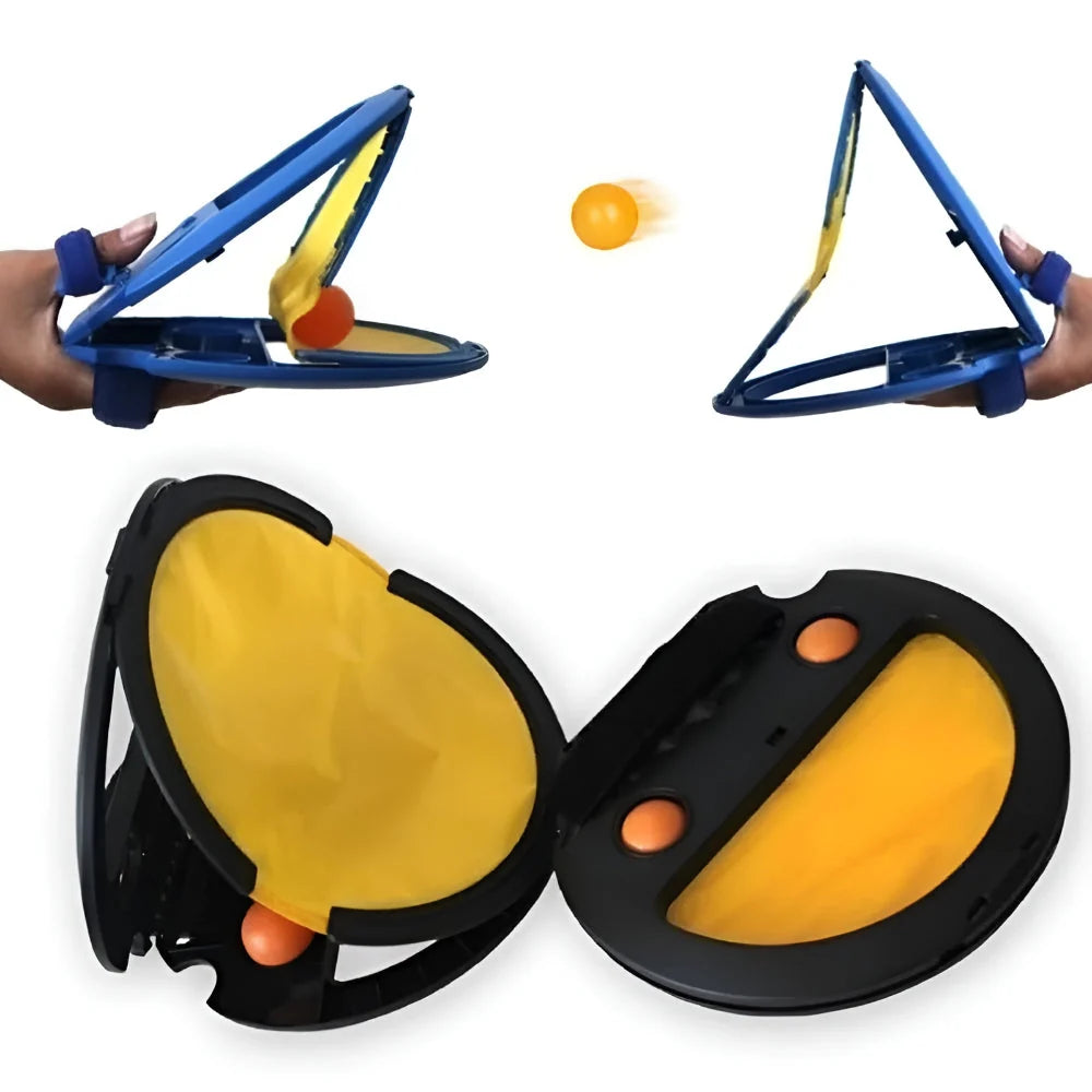 Toss & Catch Paddle Set Hook-and-Loop Catch Contoured Grip