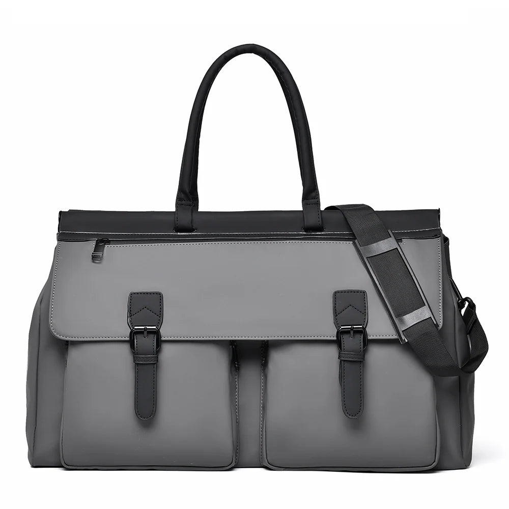 Tote Bag Multiple Compartments Weather-Resistant Adjustable Shoulder Strap
