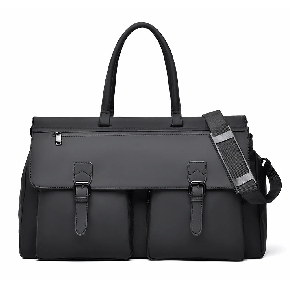 Tote Bag Multiple Compartments Weather-Resistant Adjustable Shoulder Strap