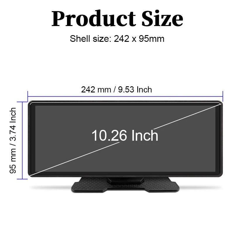 Touchscreen Car Stereo 10.26-Inch Wireless Pairing & Backup Camera