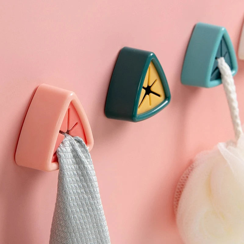 Towel Holder Adhesive-Mount Water-Resistant Silicone Grip