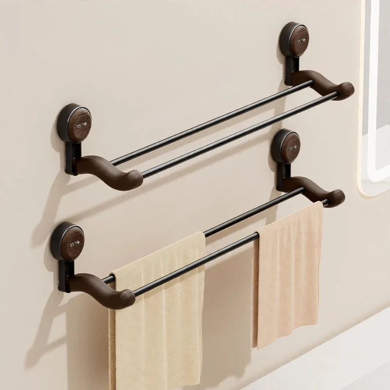 Towel Holder Double-Layer No-Drill Suction Mount