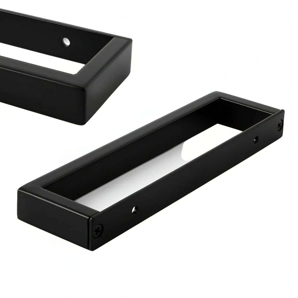 Towel Holder Wall-Mounted Stainless Steel Matte Black