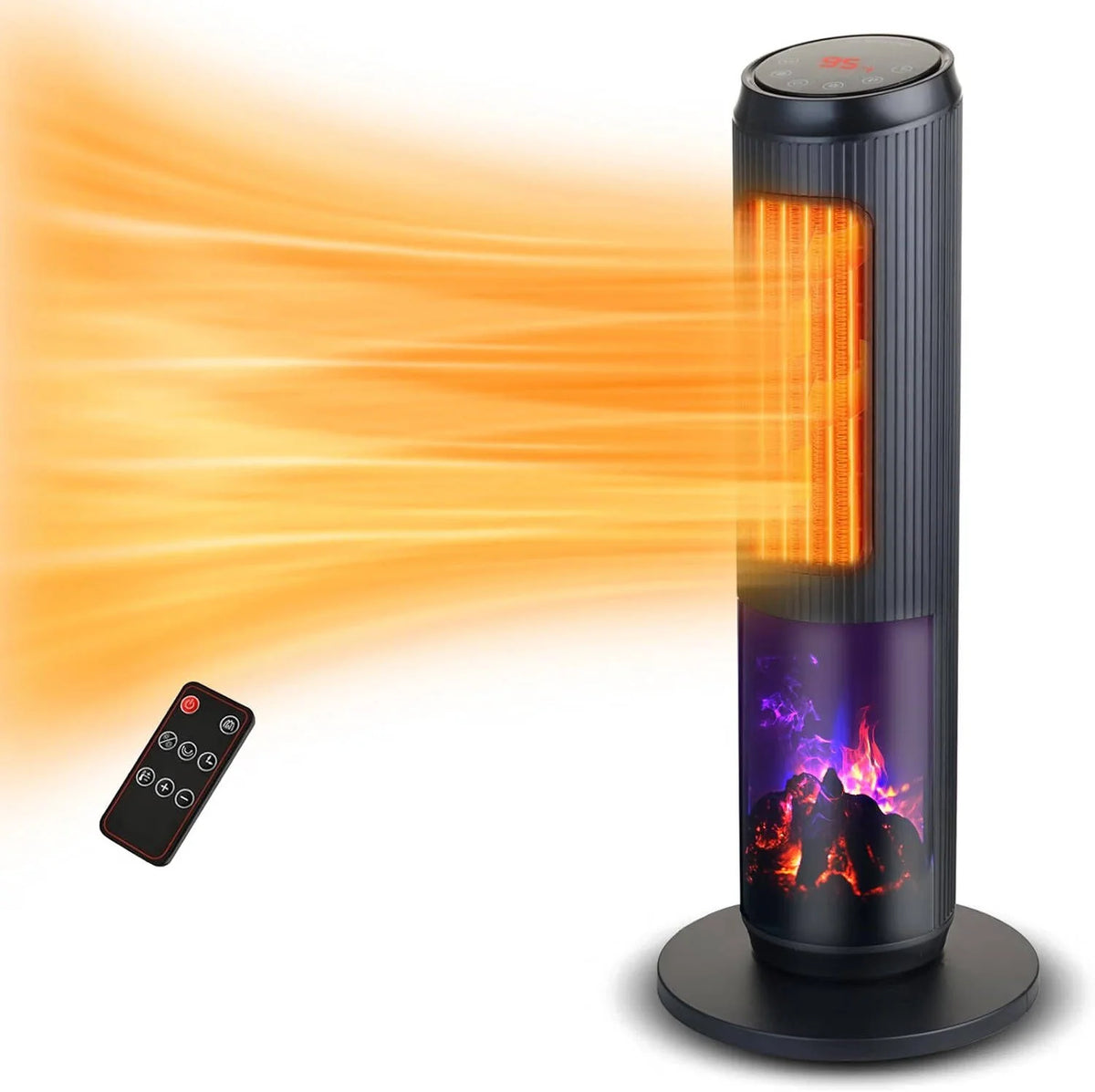 Tower Space Heater PTC Ceramic Remote & Oscillating