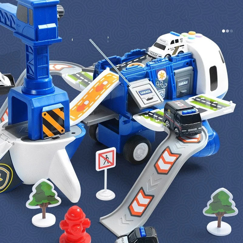 Toy Airplane Playset Light-Up Engines Sound Effects