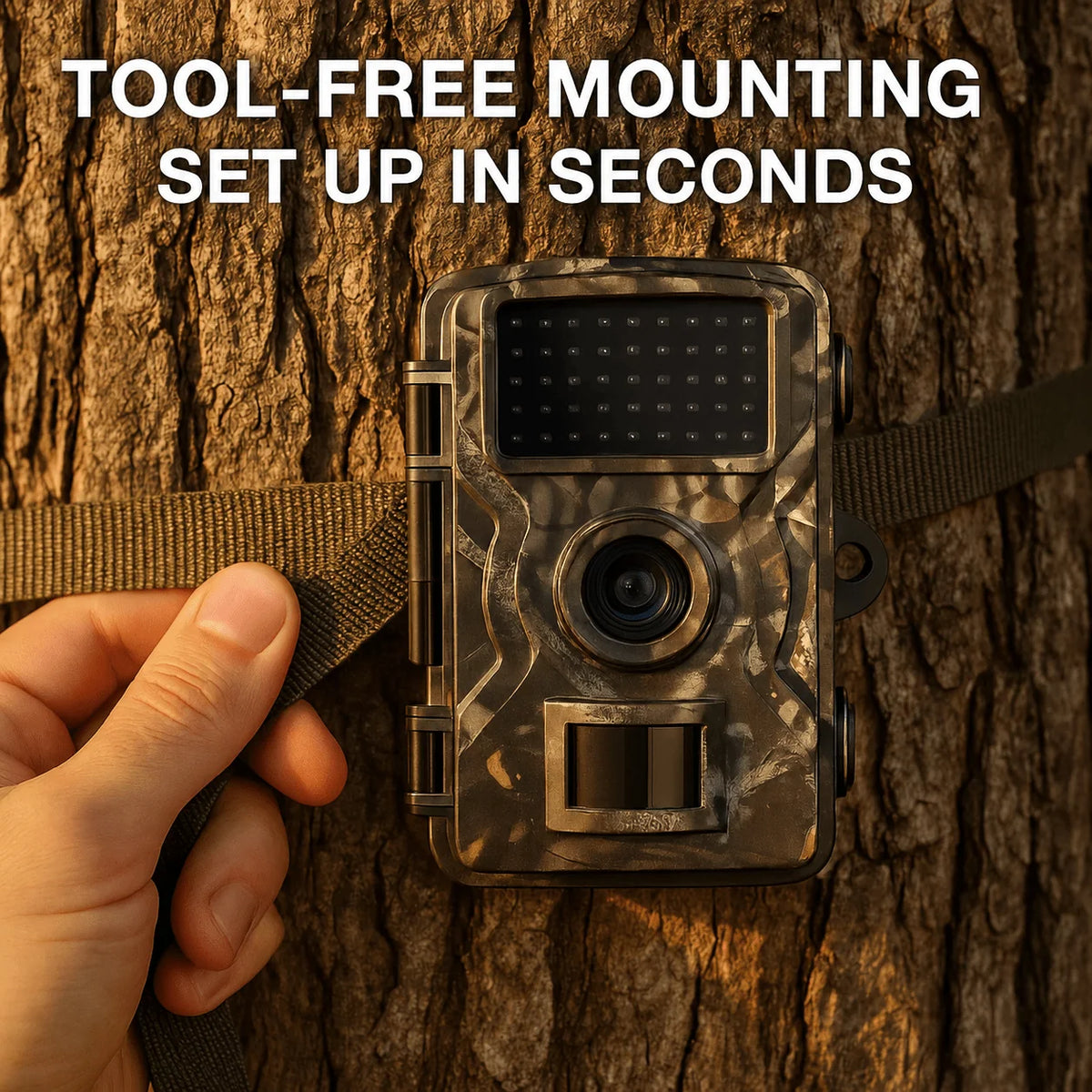 Trail Camera 16MP 1080p Infrared Night Vision Fast Trigger