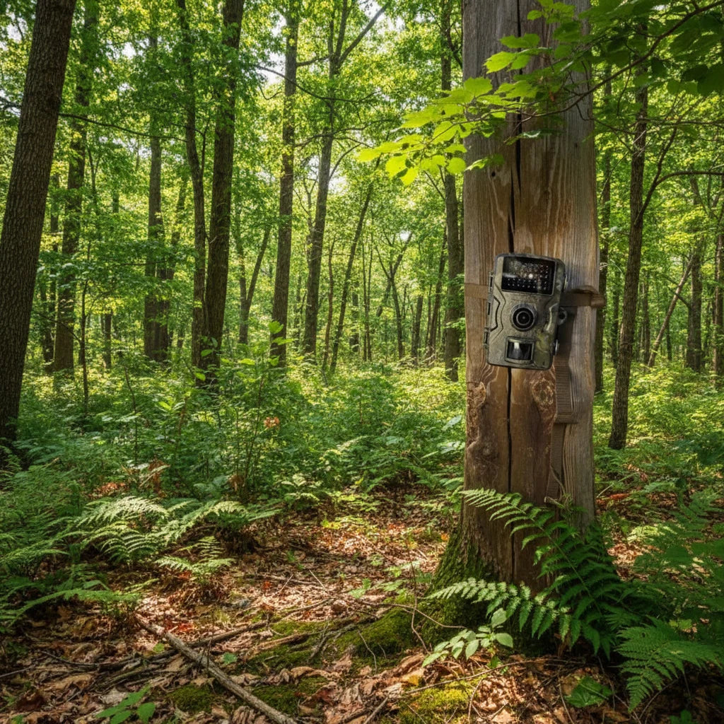 Trail Camera No-Glow Night Vision 1080P HD Video