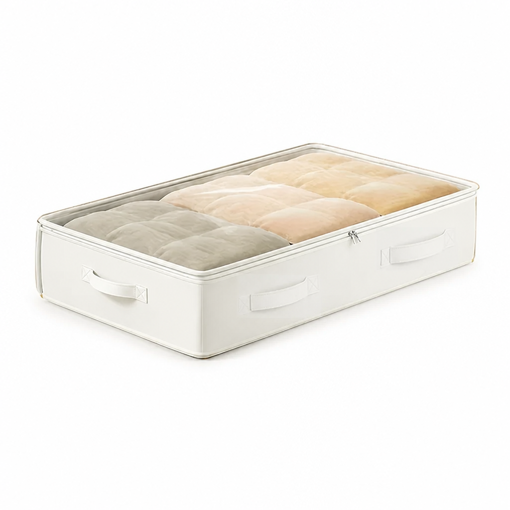 Transparent Top & Breathable Fabric Storage Organizer