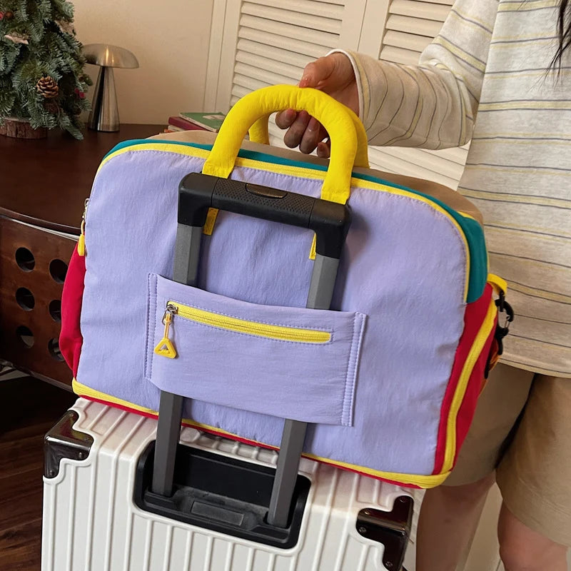 Travel Bag Multi-Pocket Durable Fabric Adjustable Strap