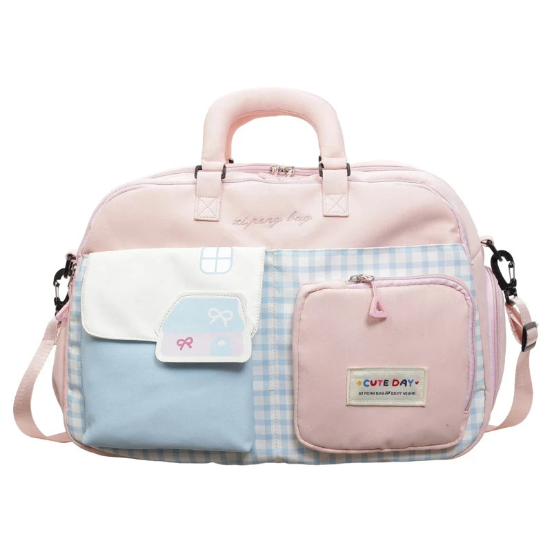 Travel Bag Multiple Pockets Padded Handles & Adjustable Strap