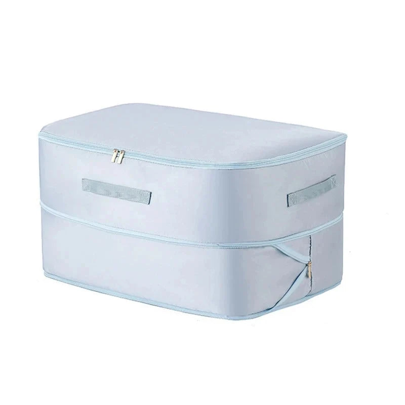 Travel Compression Organizer Dual-Zip Saves 40% Space