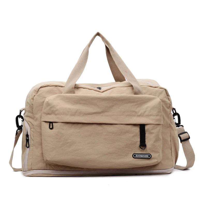 Travel Duffel Bag Large Capacity Multiple Compartments Adjustable Strap