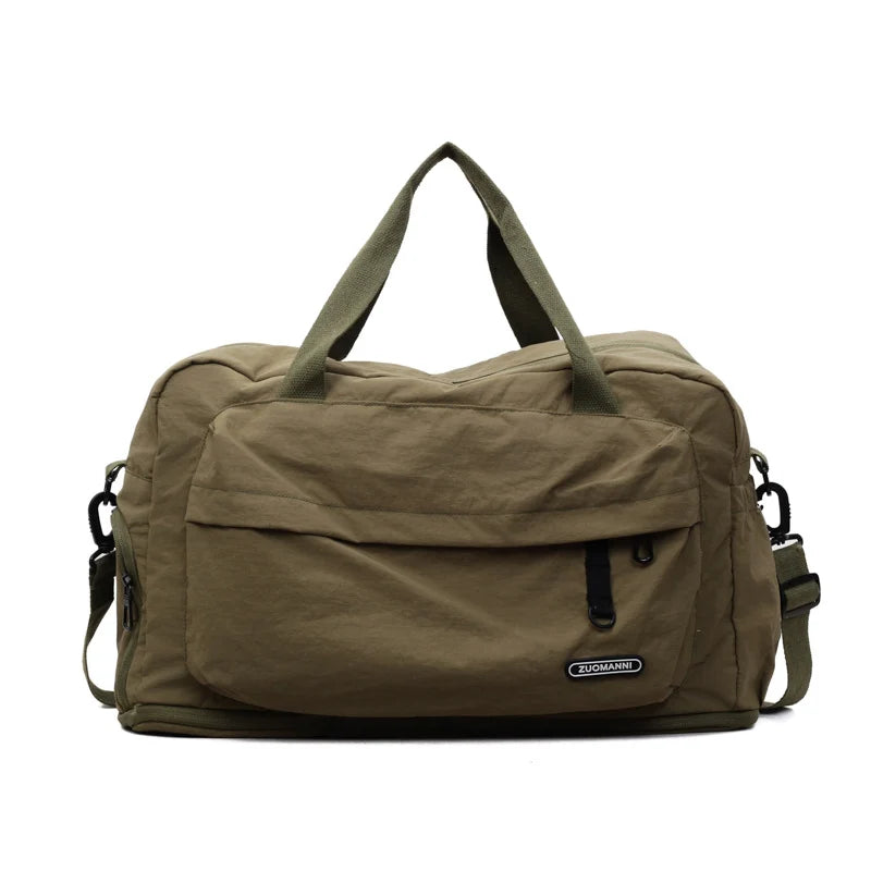 Travel Duffel Bag Large Capacity Multiple Compartments Adjustable Strap