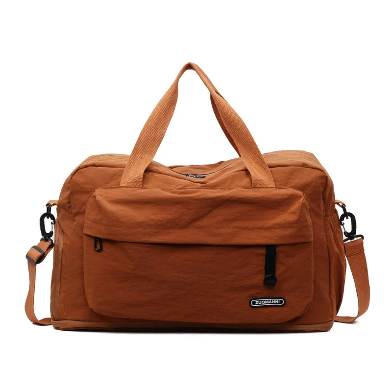 Travel Duffel Bag Large Capacity Multiple Compartments Adjustable Strap