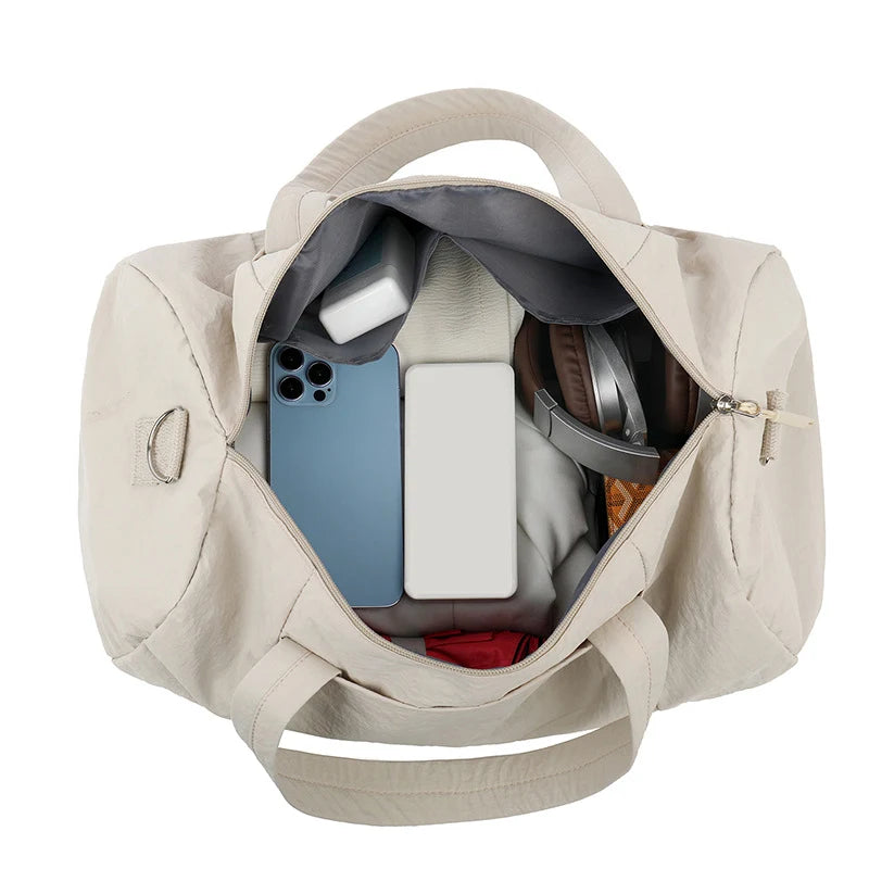 Travel Duffel Bag Lightweight Multiple Pockets & Adjustable Strap