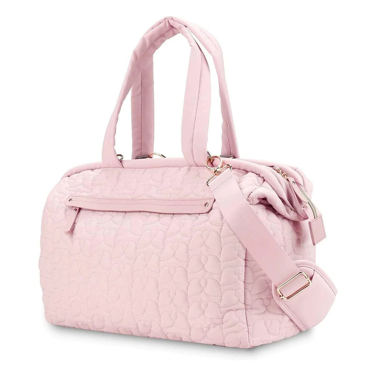 Travel Duffel Bag Quilted Spacious Adjustable Shoulder Strap