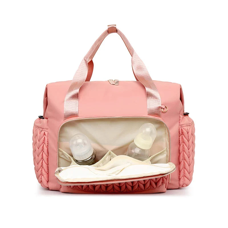 Travel Duffel Bag Spacious Water-Resistant Removable Shoulder Strap