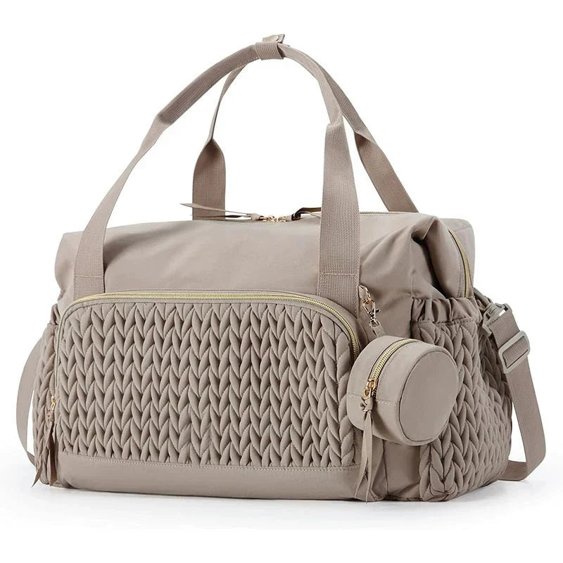 Travel Duffel Bag Water-Resistant Shoe Compartment & Bottle Pocket