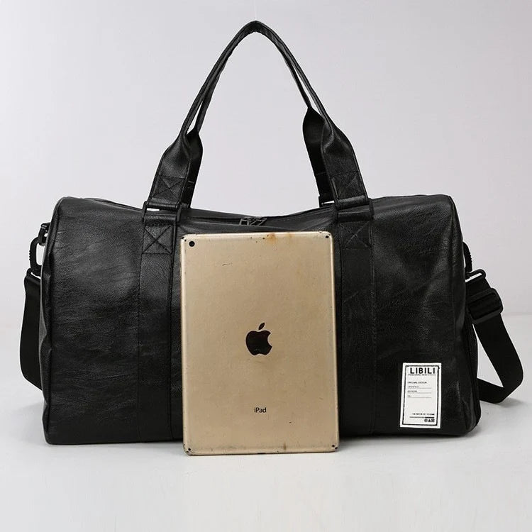 Travel Duffel Bag Weather-Resistant Multiple Compartments Adjustable Shoulder Strap