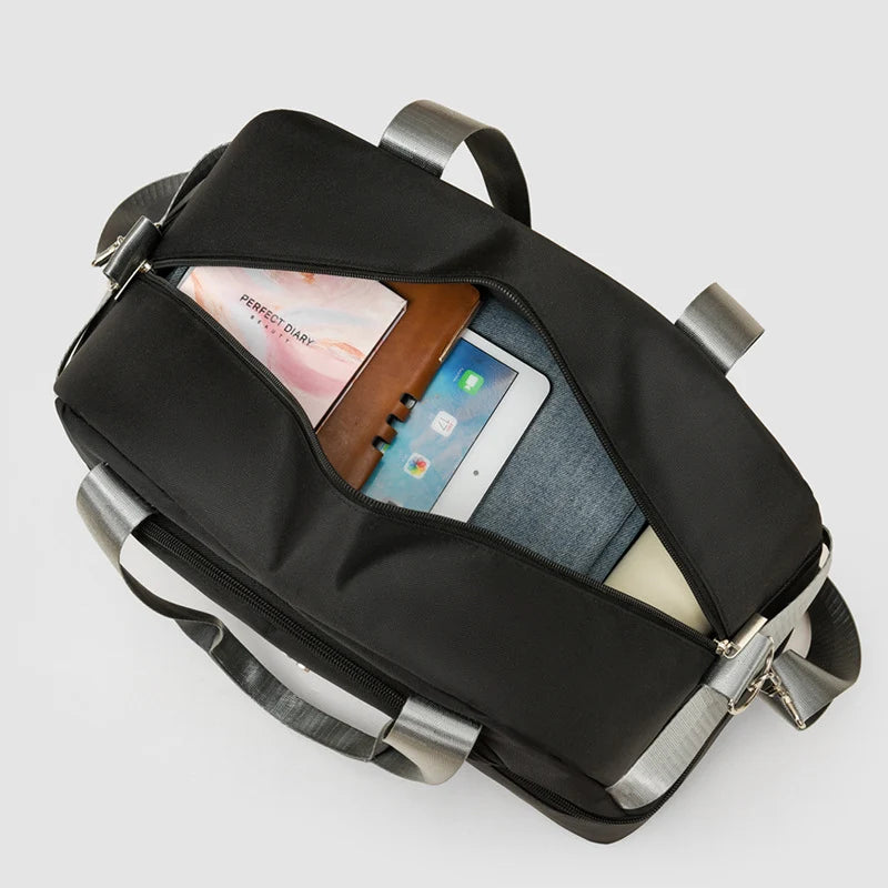 Travel Duffle Bag Compact Lightweight Multiple Pockets