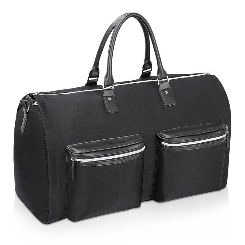 Travel Duffle Bag Multiple Zippered Pockets Spacious Main Compartment Adjustable Shoulder Strap