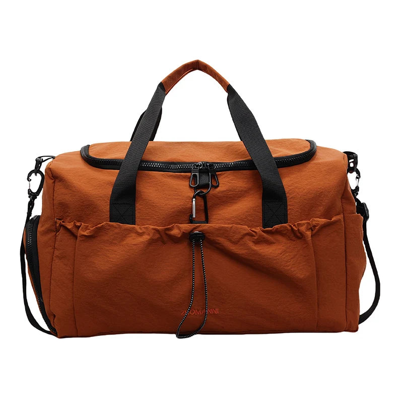 Travel Duffle Bag Water-Resistant Multi-Compartment Adjustable Strap